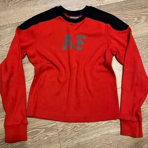 Y2K Abercrombie Performance AF Logo Crewneck Knit Sweatshirt
